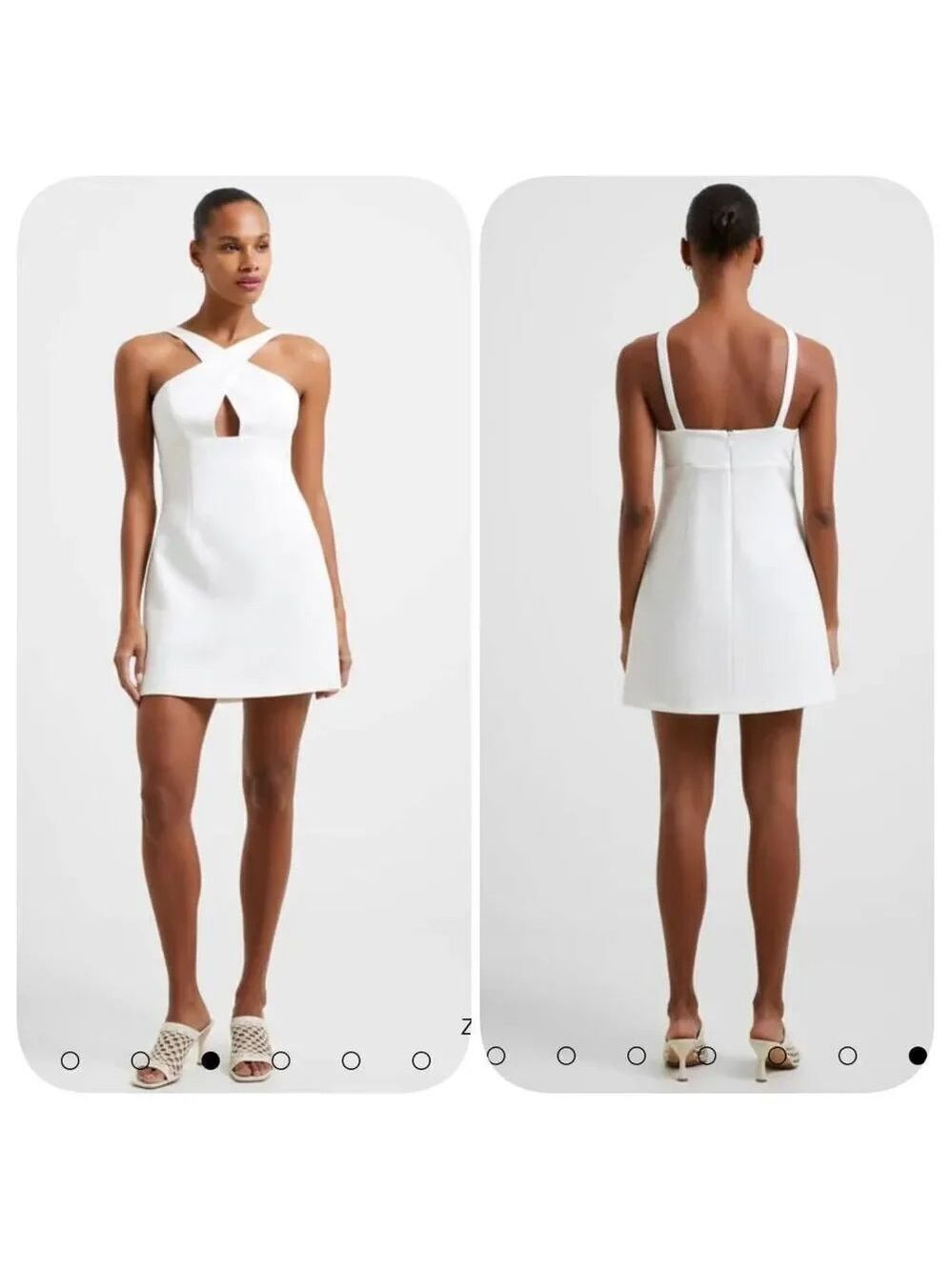 NWOT French Connection Whisper Ruth Halter Neck Dress Sz 10